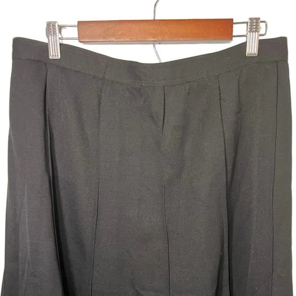 Valentino Sz,12/46 made in Italy wool seamed flared a-line couture lined Vintage - Picture 4 of 7